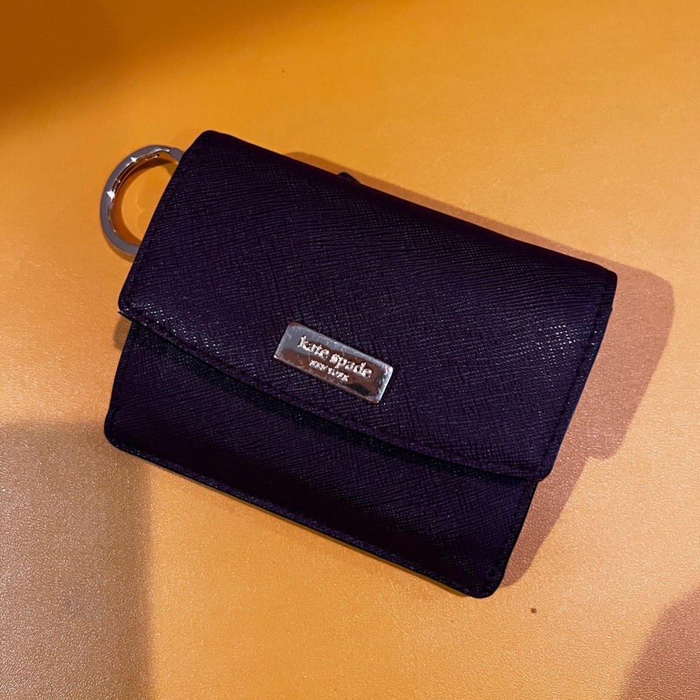Kate Spade Leather Wallet Deep Plum